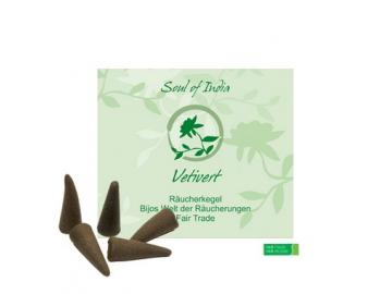 Vetiver Räucherkegel Fair Trade
