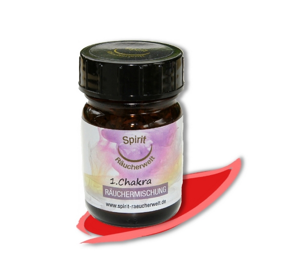 1. Chakra - Basischakra  Räuchermischung mit Meditationsanleitung
