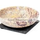 Dhara Räucherschale aus Speckstein - Durchmesser 13cm