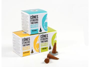 3er-Set von Dr. Dolkar - Tibetische Räucherkegel | Aromandise - Les Encens du Monde