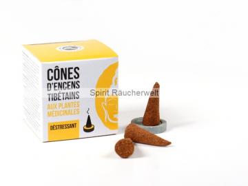 Beruhigende tibetische Räucherkegel - von Dr. Dolkar | Aromandise - Les Encens du Monde