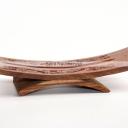 Blätterranke - breiter Räucherstäbchenhalter aus Sheeshamholz