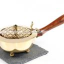 Blume des Lebens Weihrauchpfanne Räucherpfanne Messing