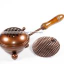 Kupferfarbenes Räucherpfännchen