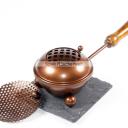 Räucherpfanne Weihrauchpfanne kupferfarben D 11 cm